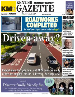 Cover of Kentish Gazette Canterbury & District