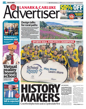 Cover of Lanark & Carluke Advertiser