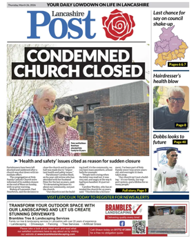 Cover of Lancashire Evening Post