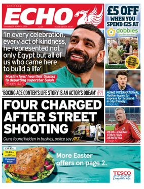 Cover of Liverpool Echo