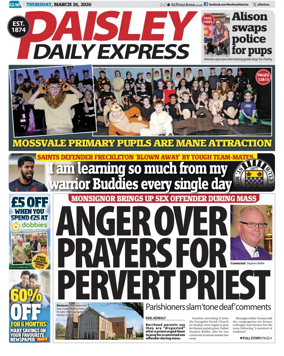 Cover of Paisley Daily Express