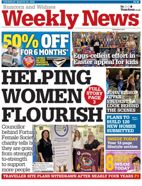 Cover of Runcorn & Widnes Weekly News