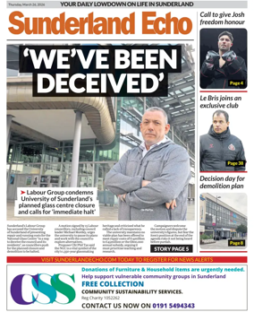 Cover of Sunderland Echo