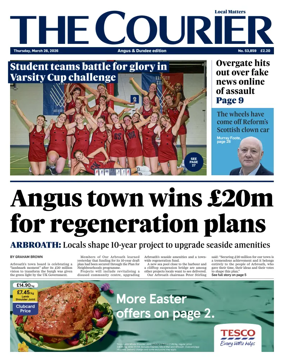 Cover of The Courier & Advertiser (Angus and Dundee)