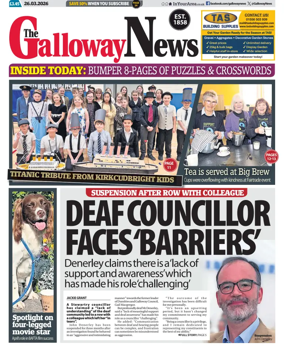 Cover of The Galloway News
