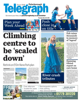 Cover of The Peterborough Evening Telegraph
