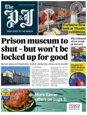 Cover of The Press and Journal (Aberdeen and Aberdeenshire)