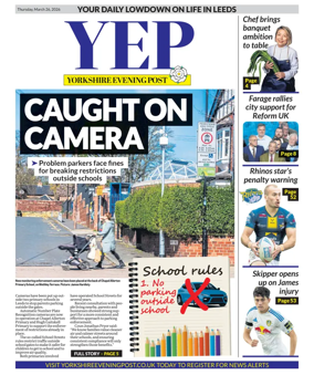 Cover of Yorkshire Evening Post