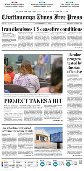 Cover of Chattanooga Times Free Press