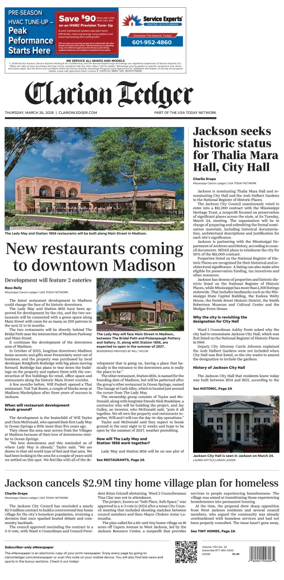 Cover of Clarion Ledger