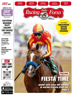 Cover of Daily Racing Form National Digital Edition