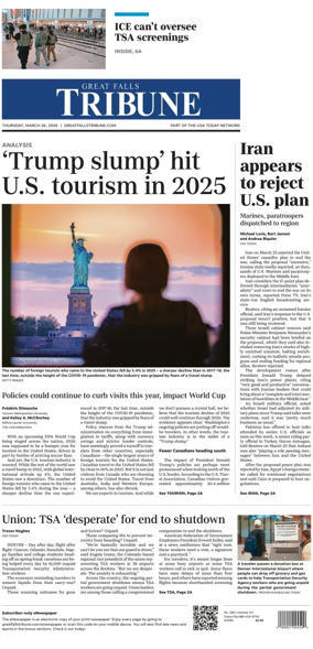 Cover of Great Falls Tribune