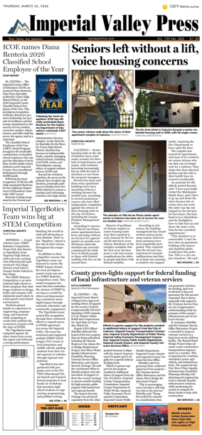 Cover of Imperial Valley Press