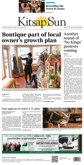 Cover of Kitsap Sun