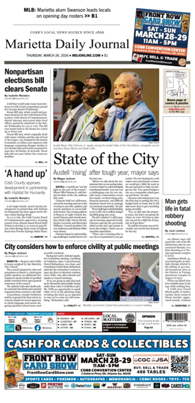 Cover of Marietta Daily Journal