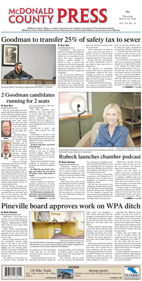 Cover of McDonald County Press