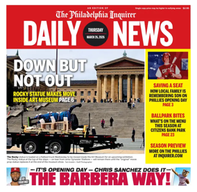 Cover of Philadelphia Daily News