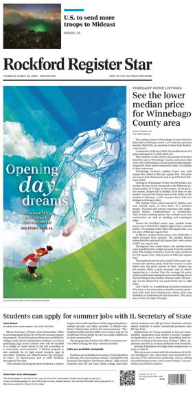 Cover of Rockford Register Star