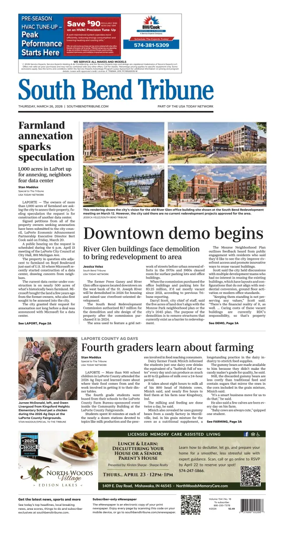 Cover of South Bend Tribune