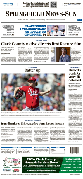 Cover of Springfield News-Sun