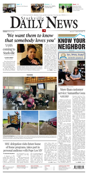 Cover of Starkville Daily News