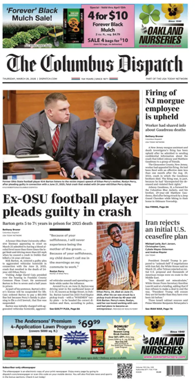 Cover of The Columbus Dispatch
