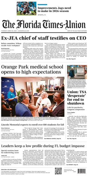 Cover of The Florida Times-Union