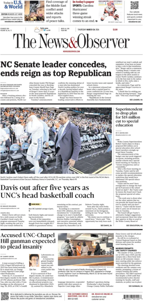 Cover of The News & Observer