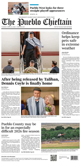 Cover of The Pueblo Chieftain