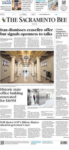 Cover of The Sacramento Bee
