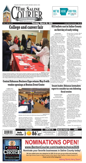 Cover of The Saline Courier