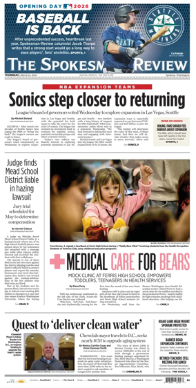 Cover of The Spokesman-Review (Spokane)