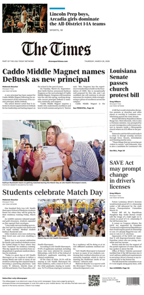 Cover of The Times (Shreveport)