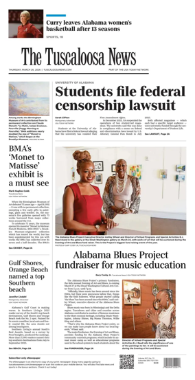 Cover of The Tuscaloosa News