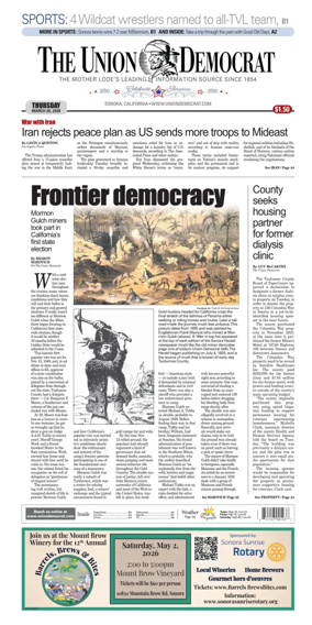 Cover of The Union Democrat