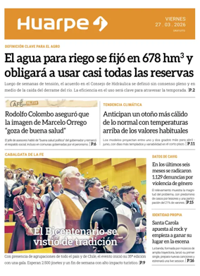 Cover of Diario Huarpe