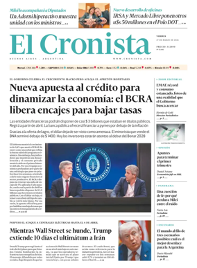 Cover of El Cronista