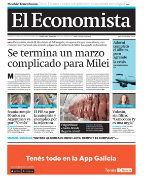 Cover of El Economista (Argentina)
