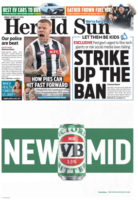 Cover of Herald Sun