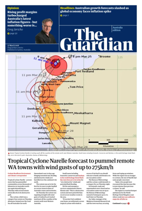Cover of The Guardian Australia