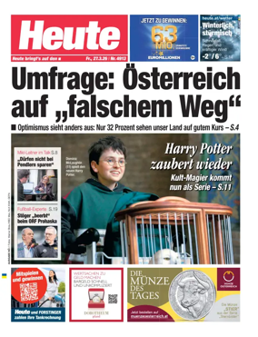Cover of Heute - Niederosterreich Ausgabe