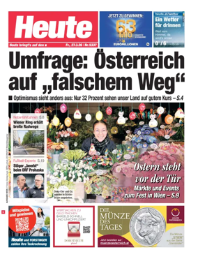 Cover of Heute - Wien Ausgabe