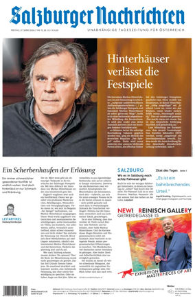 Cover of Salzburger Nachrichten