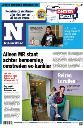 Cover of Het Nieuwsblad
