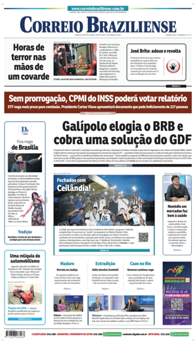 Cover of Correio Braziliense