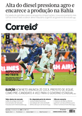 Cover of Correio da Bahia
