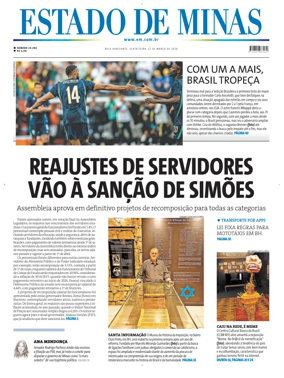 Cover of Estado de Minas (Brazil)