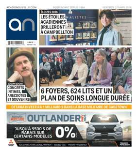 Cover of Acadie Nouvelle