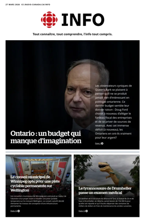 Cover of Radio-Canada Info