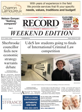 Cover of Sherbrooke Record
